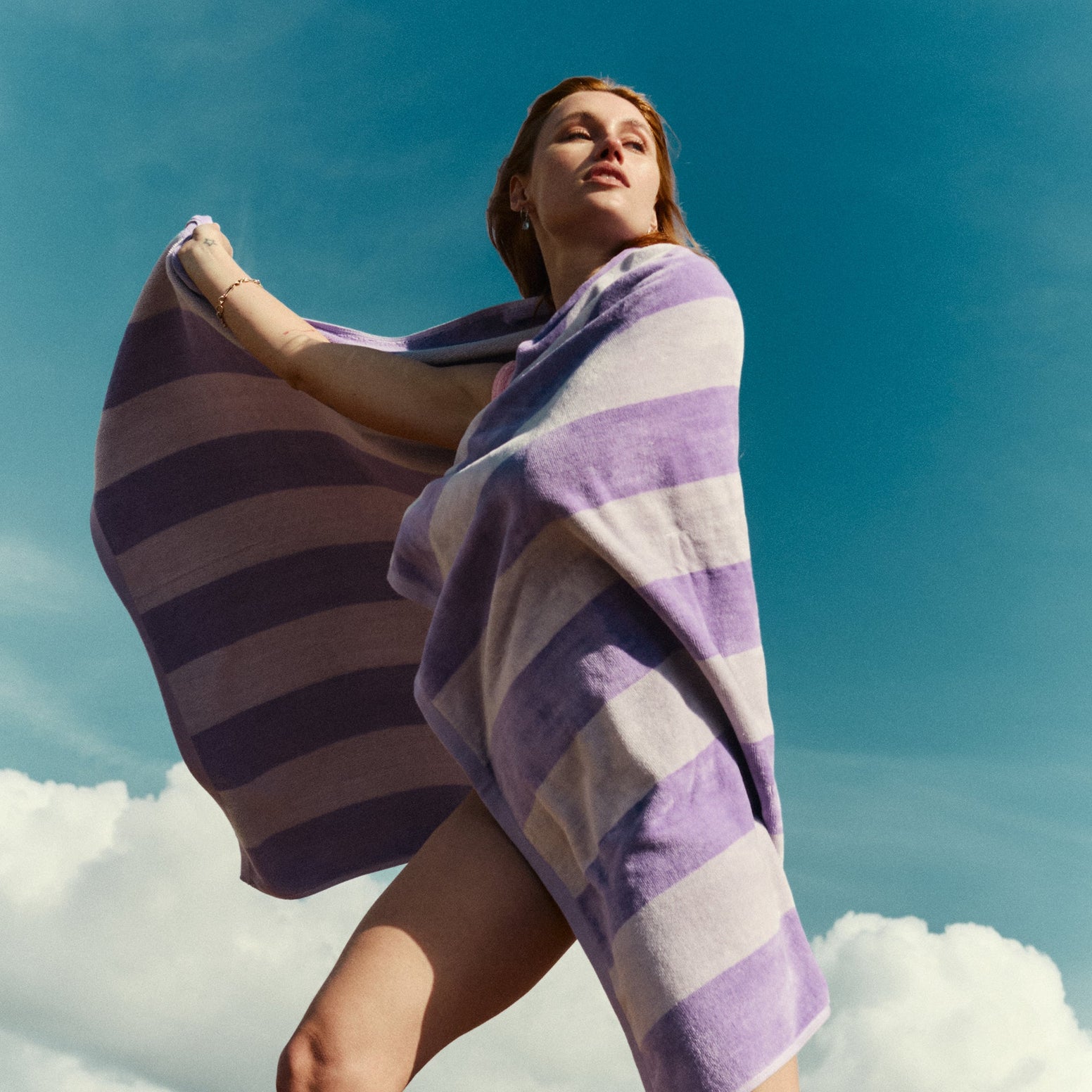 Cabana Ice Cream Stripe Towel