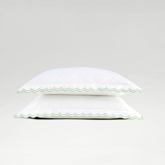 Scallop Edge Pillowcase Pair