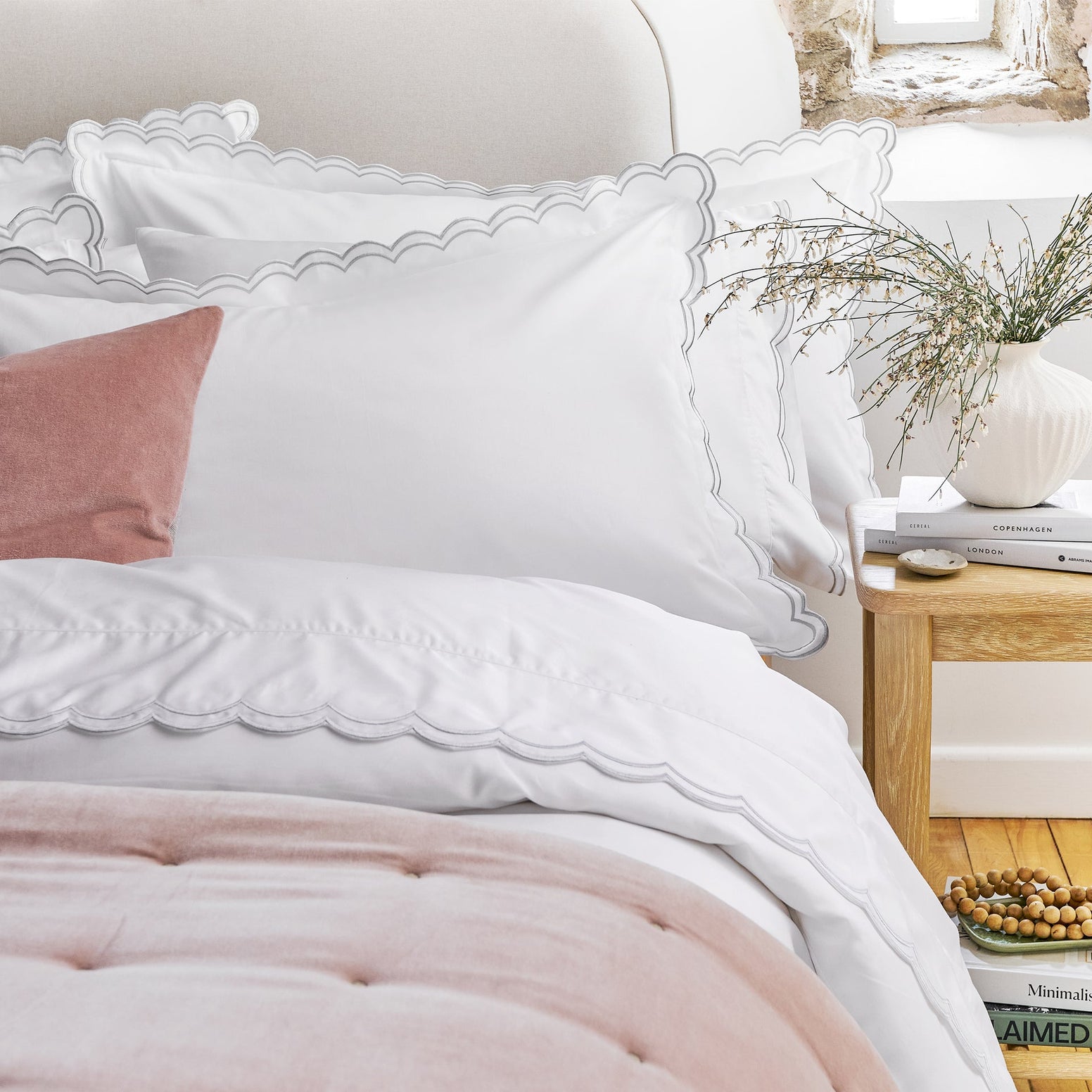 Scallop Edge Duvet Cover