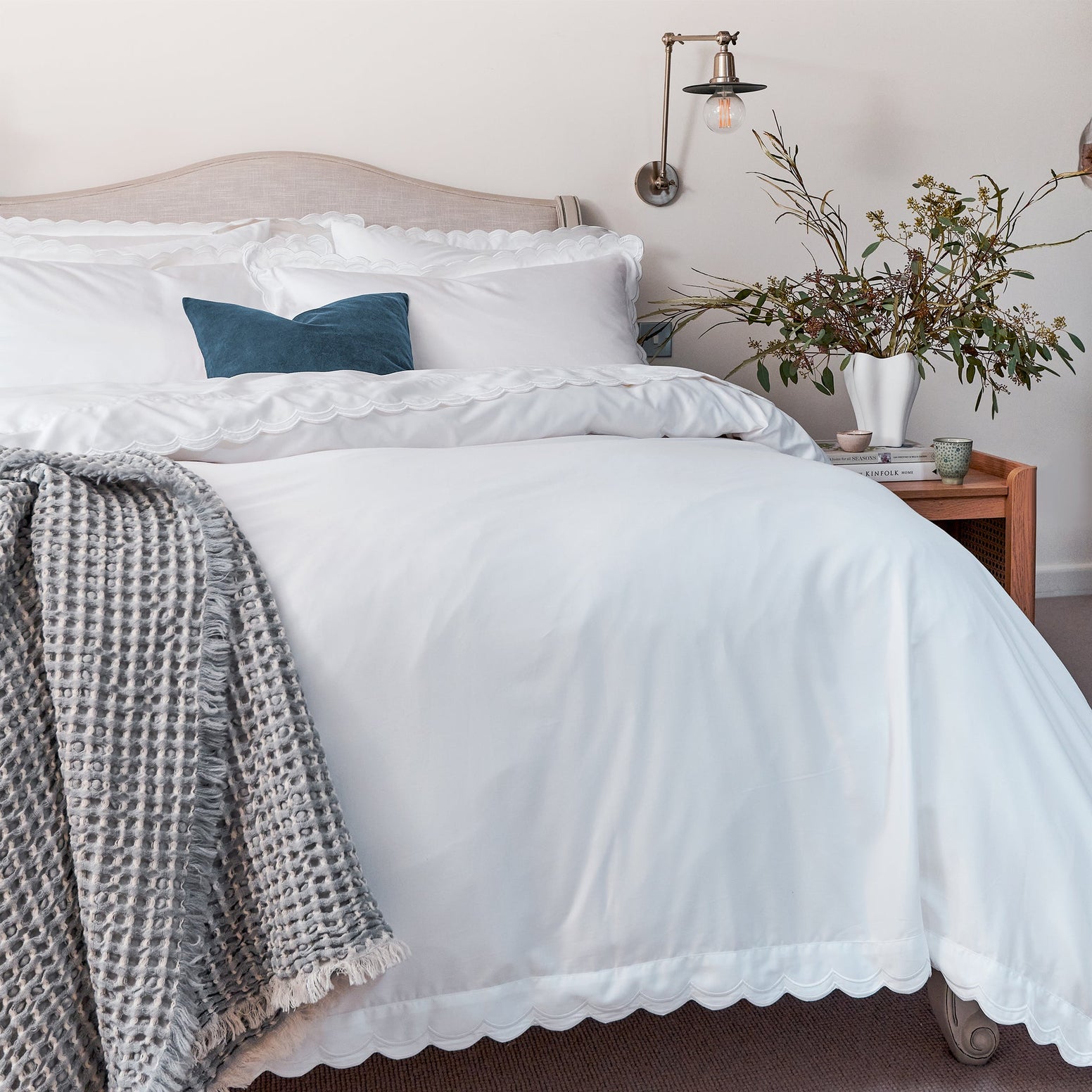 Scallop Edge Duvet Cover