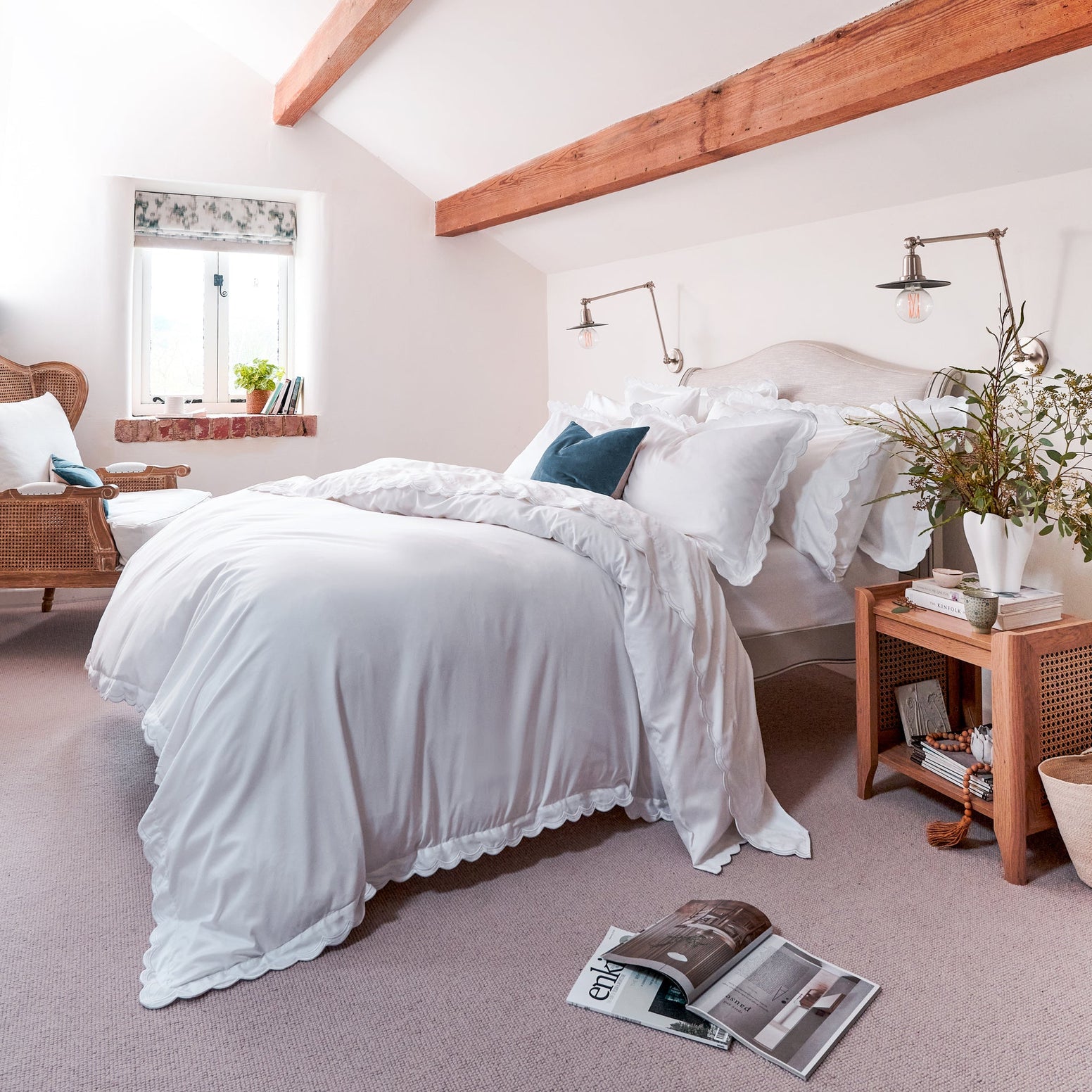 Scallop Edge Duvet Cover