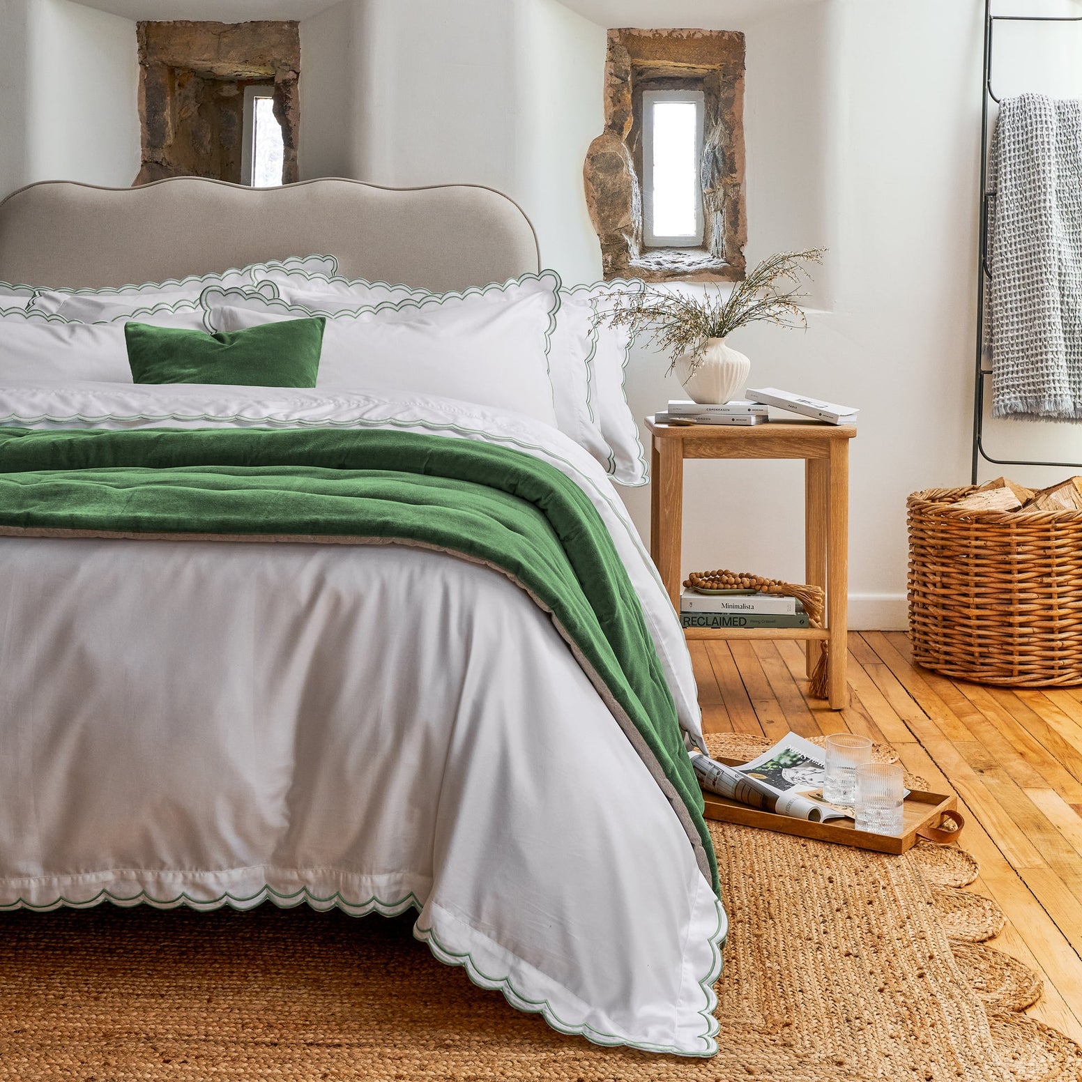 Scallop Edge Duvet Cover