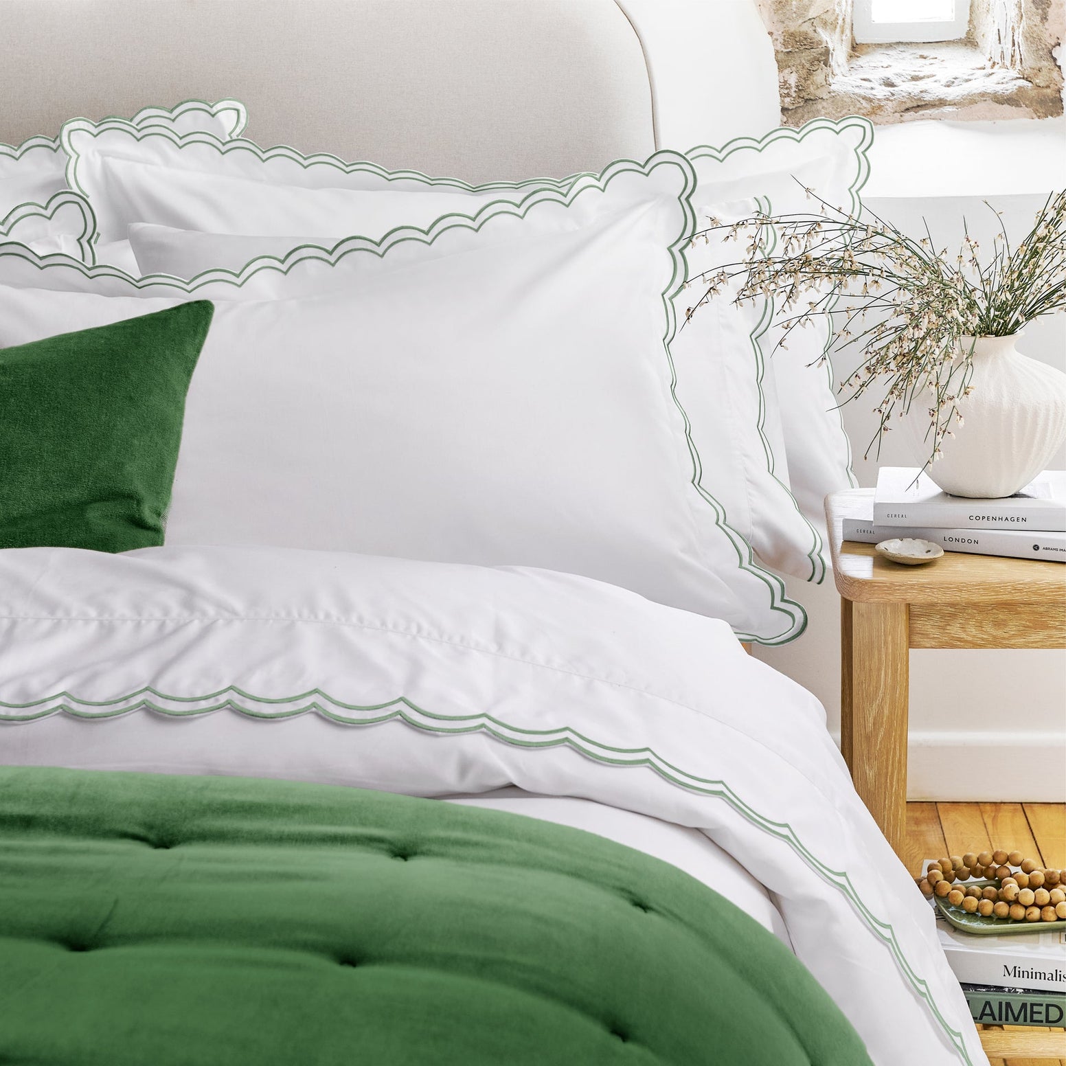 Scallop Edge Duvet Cover
