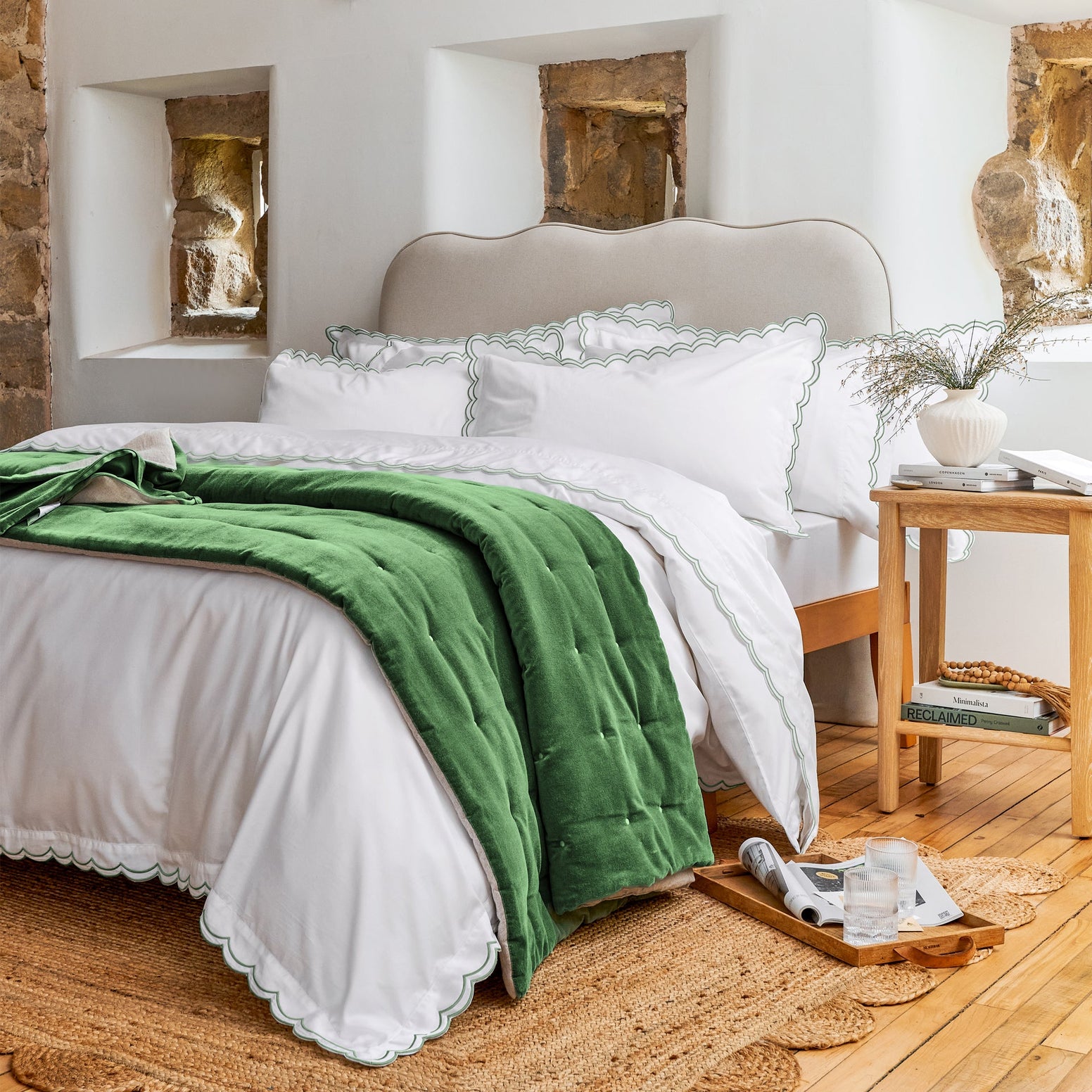 Scallop Edge Duvet Cover